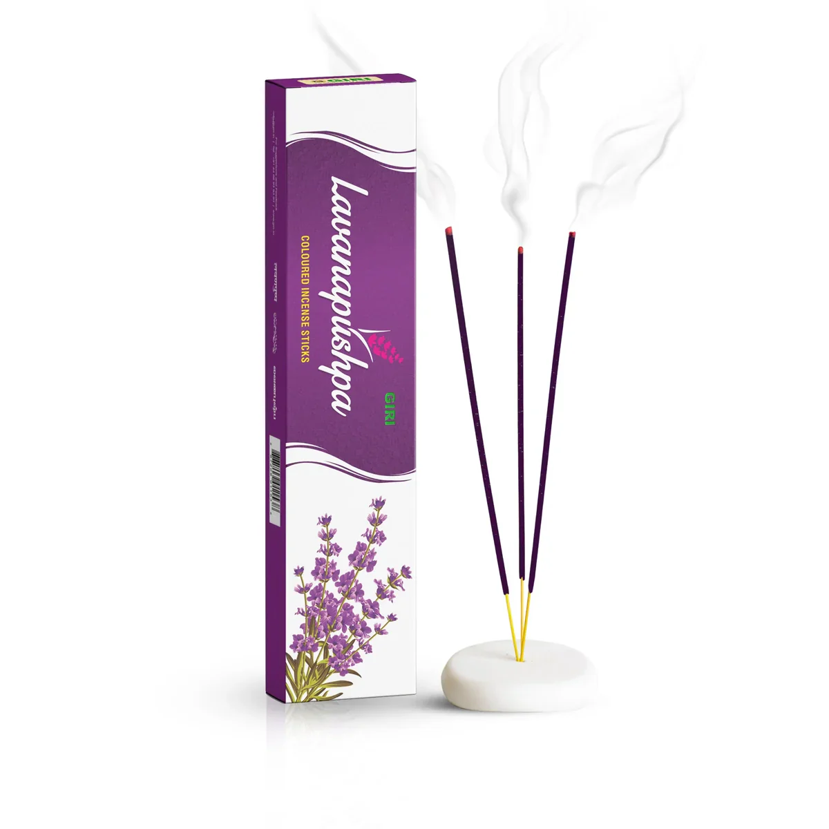 Giri Lavanapushpa Incense Sticks - 25 Sticks | Fresh Fragrance Agarbathi/ Agarbatti for Pooja - Image 2