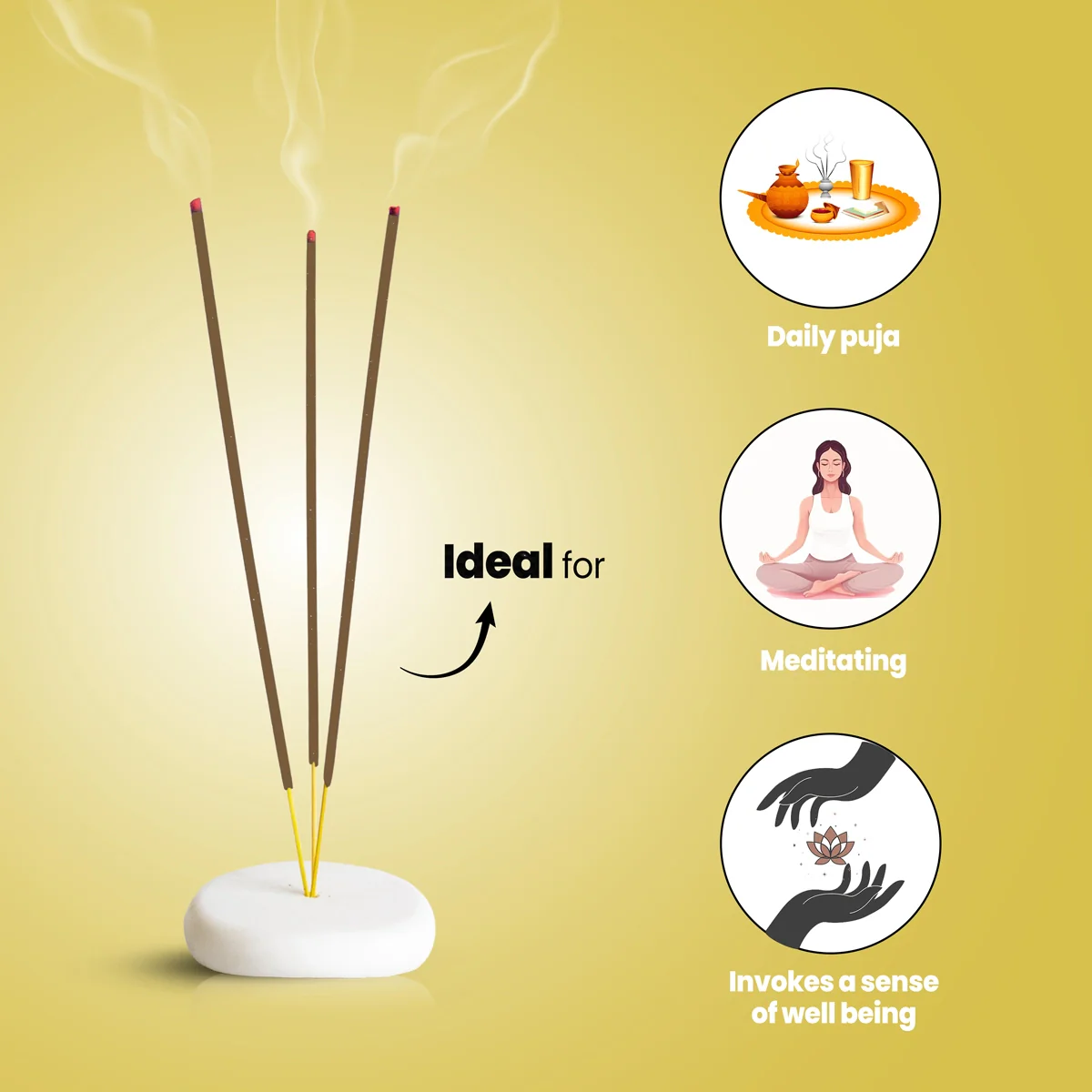 Giri Nagchampa Premium Agarbathi | Incense Sticks/ Agarbatti for Pooja - Image 4