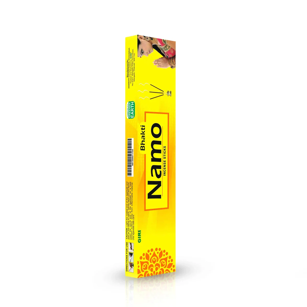 Giri Namo Bhakti Incense Sticks - 50 Sticks | Fresh Fragrance Agarbathi/ Agarbatti for Pooja - Image 3