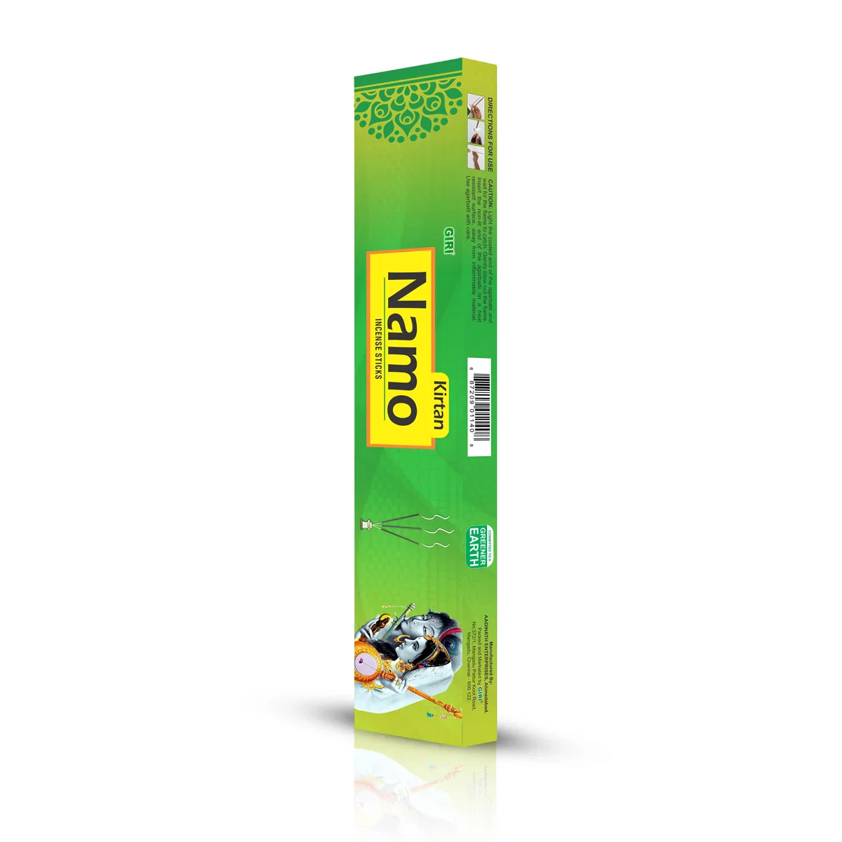 Giri Namo Kirtan Incense Sticks - 60 Sticks | Fresh Fragrance Agarbathi/ Agarbatti for Pooja - Image 4