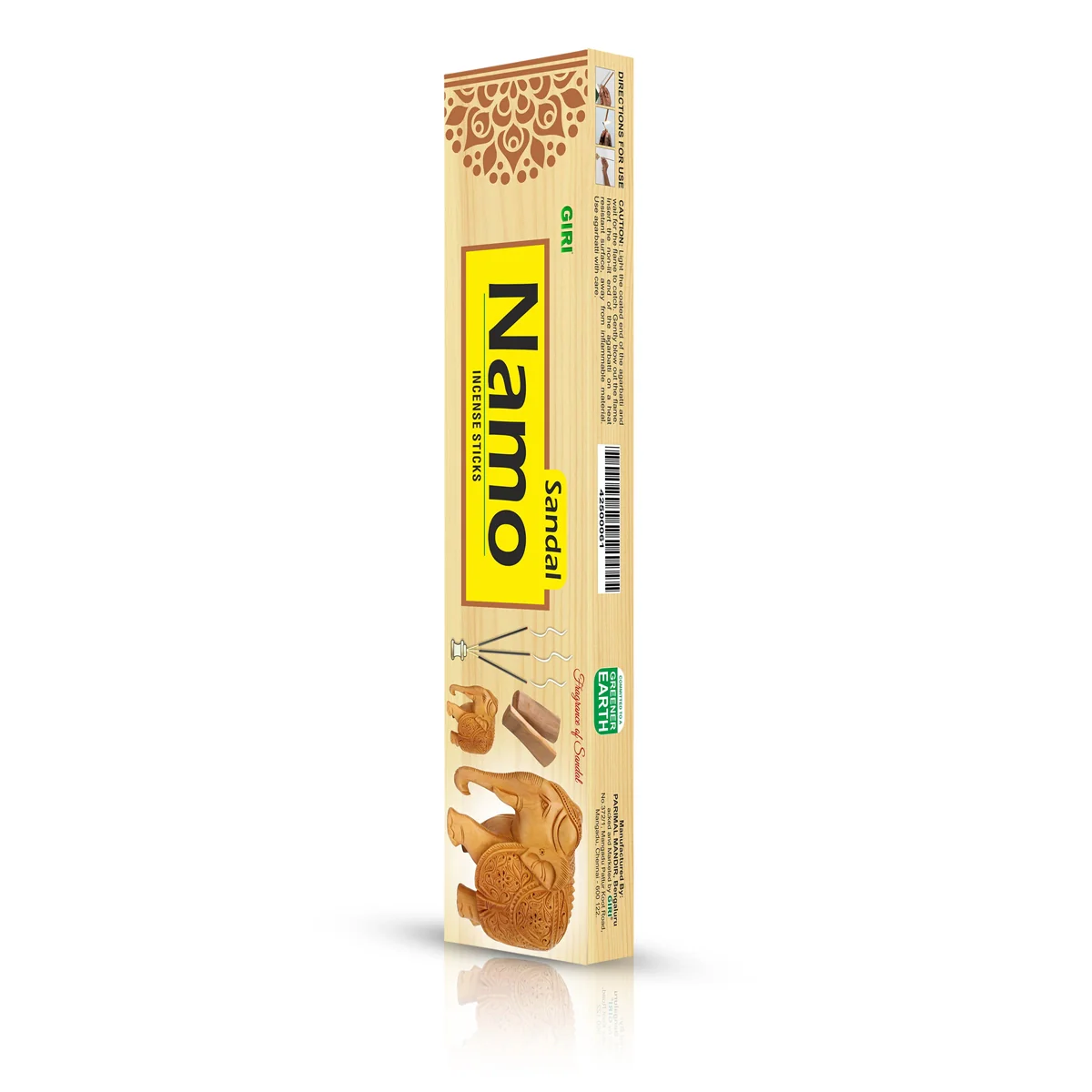 Giri Namo Sandal Incense Sticks - 50 Sticks | Agarbatti/ Agarbathi for Pooja - Image 4