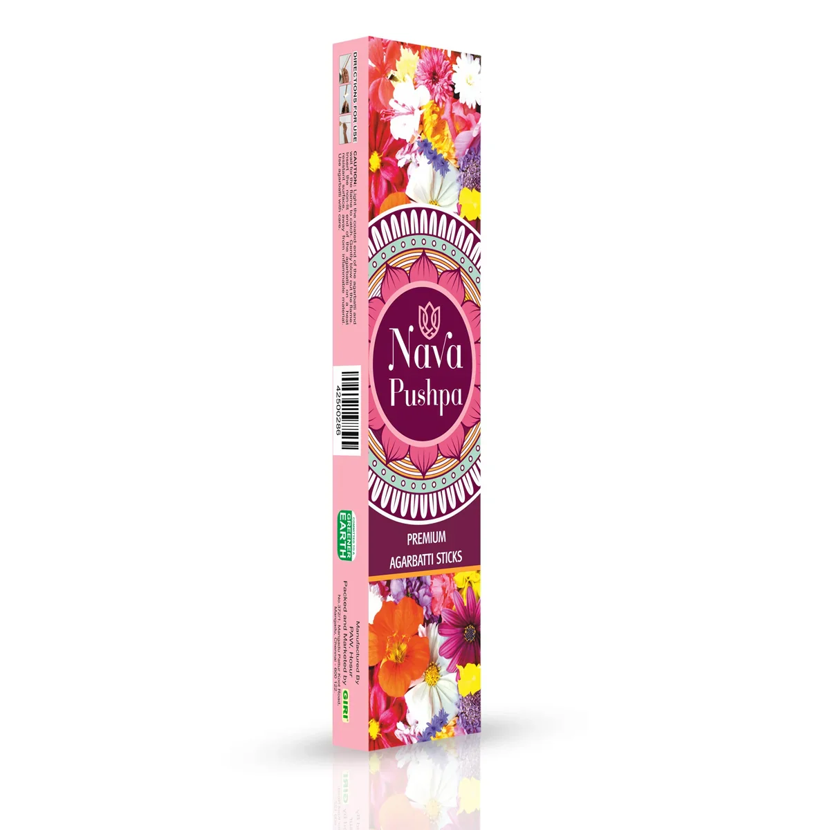 Giri Nava Pushpa Premium Agarbathi - 50 Gms | Incense Sticks/ Agarbatti for Pooja - Image 4