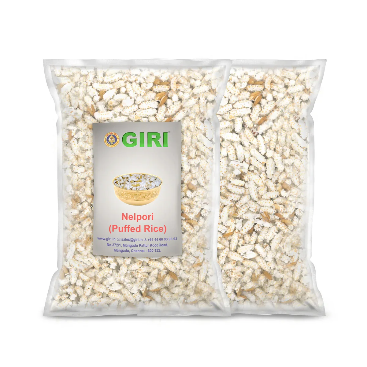 Giri Nel Pori - 100 Gms | Puffed Rice/ Mudhi/ Bhadang/ Murmura/ Kurmura - Image 3