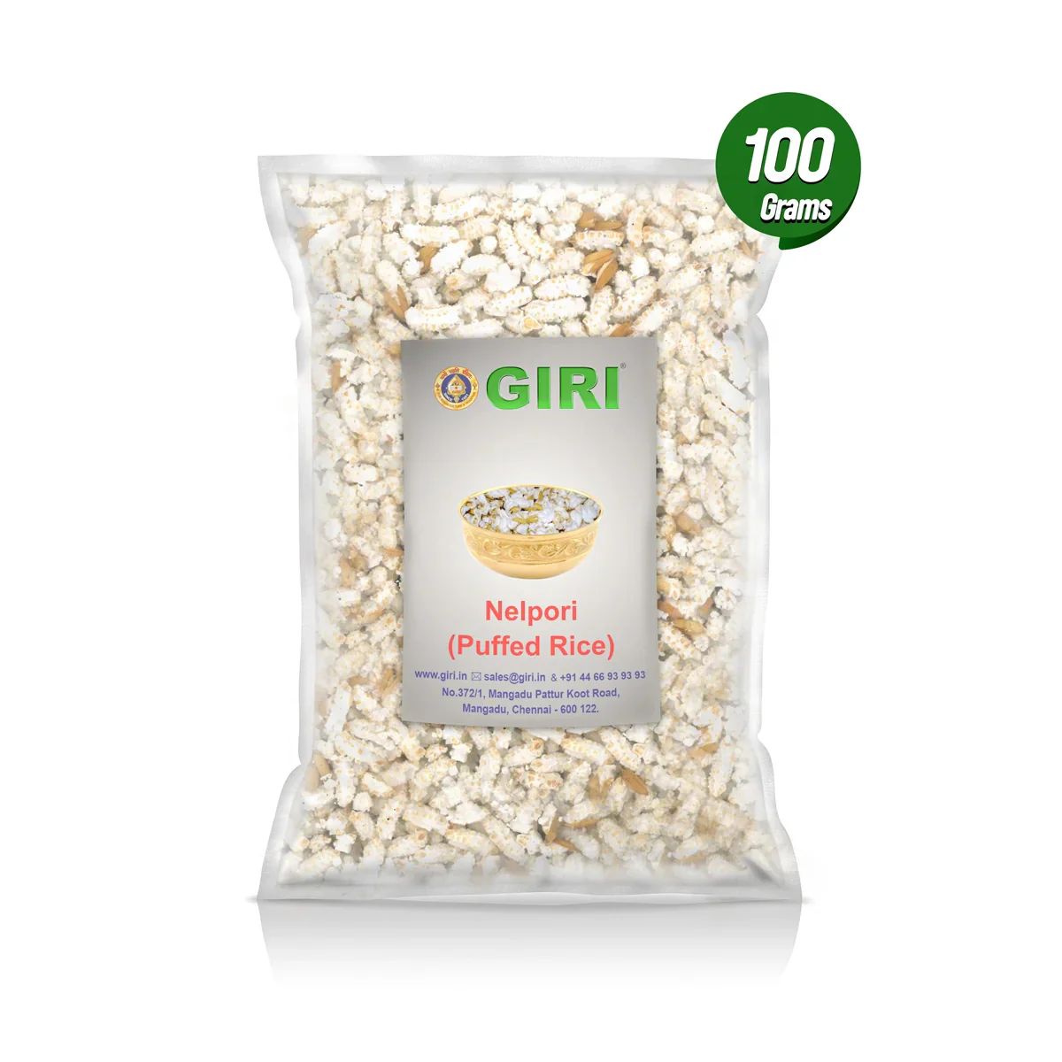 Giri Nel Pori - 100 Gms | Puffed Rice/ Mudhi/ Bhadang/ Murmura/ Kurmura - Image 5
