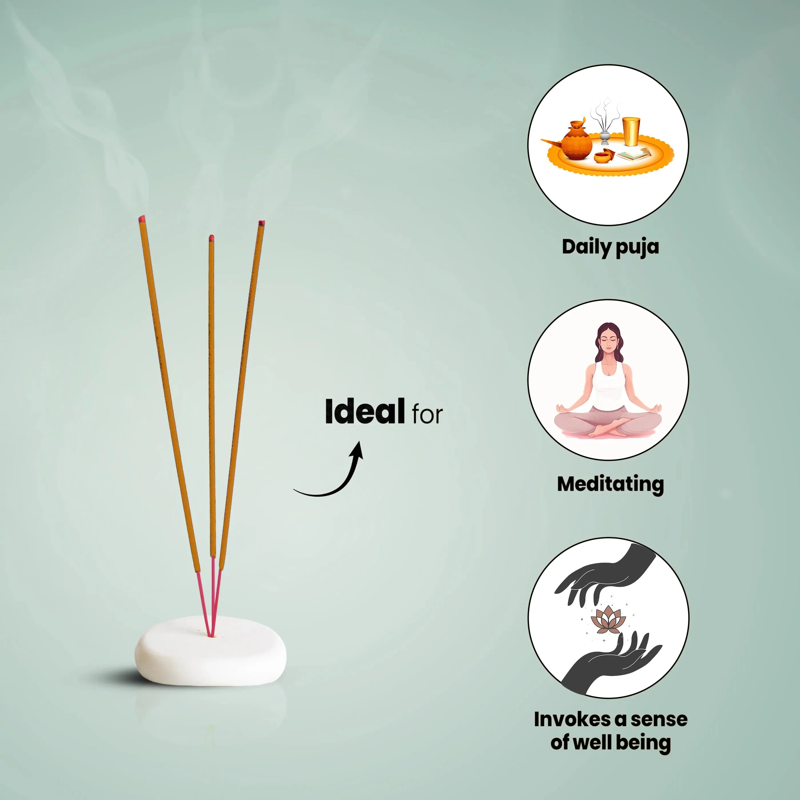 Giri Oudh Premium Incense Sticks - 100 Gms | Agarbatti/ Agarbathi/ Scent Sticks For Pooja