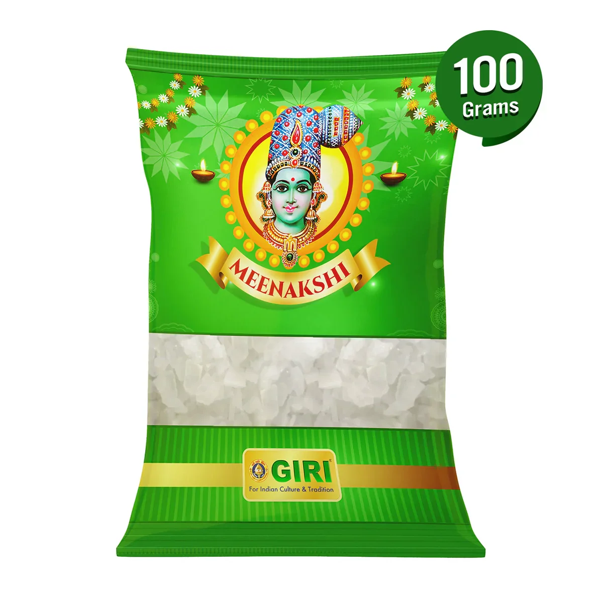 Giri Pachai Karpooram - 100 Gms | Kapoor/ Camphor/ Kapur For Pooja, Aarti, And Spiritual Purification Rituals - Image 2