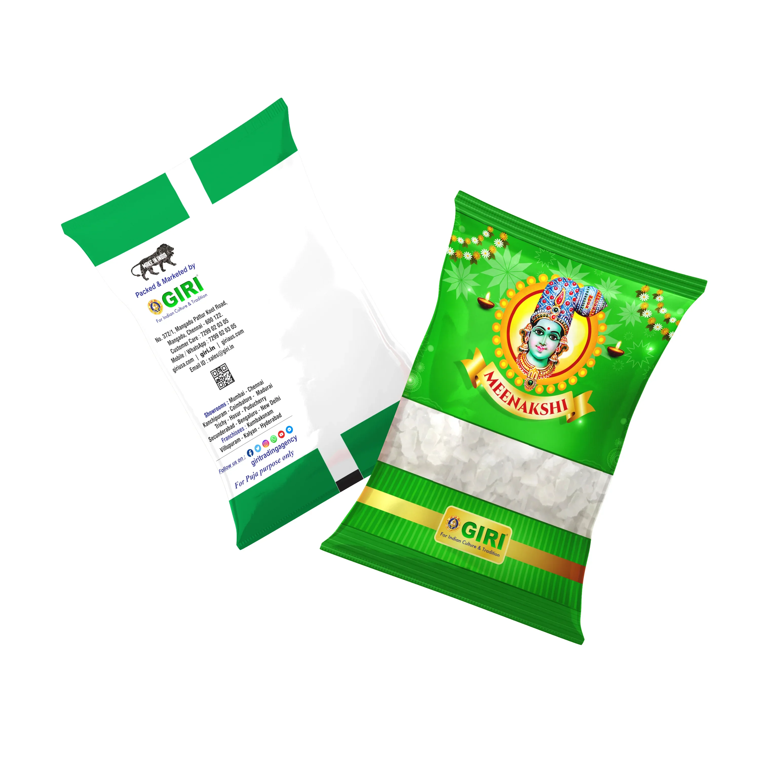 Giri Pachai Karpooram - 250 Gms | Kapoor/ Camphor/ Kapur For Pooja, Aarti, And Spiritual Purification Rituals - Image 2