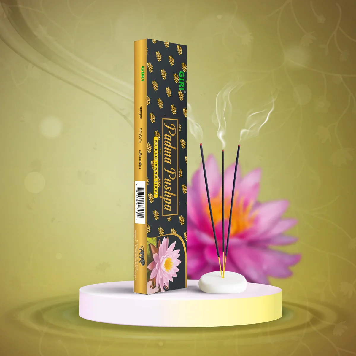 Giri Padma Pushpa Incense Sticks - 35 Sticks | Fresh Fragrance Agarbathi/ Agarbatti for Pooja - Image 5