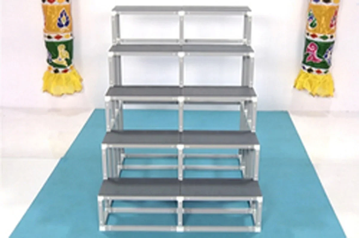 Giri Plastic Golu Padi - 5R | 5 Regular Golu Stand/ Multi Purpose Navratri Golu Rack/ 45 x 35 x 41 Inches - Image 5