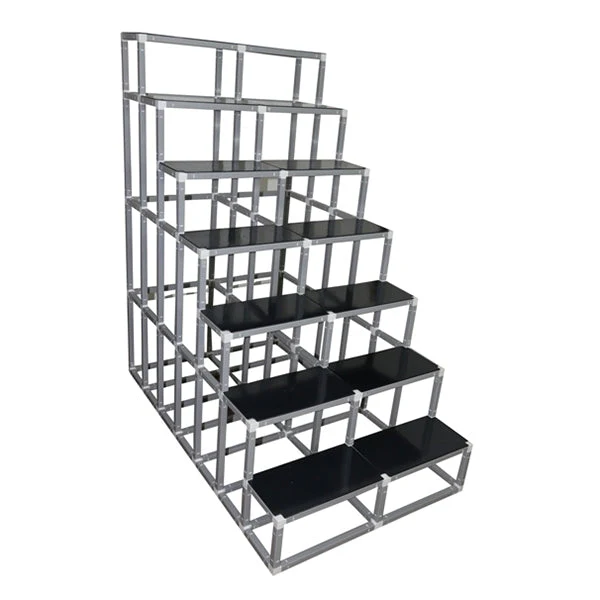 Giri Plastic Golu Padi - 7R | 7 Regular Golu Stand/ Multi Purpose Navratri Golu Rack/ 63 x 35 x 57 Inches - Image 2
