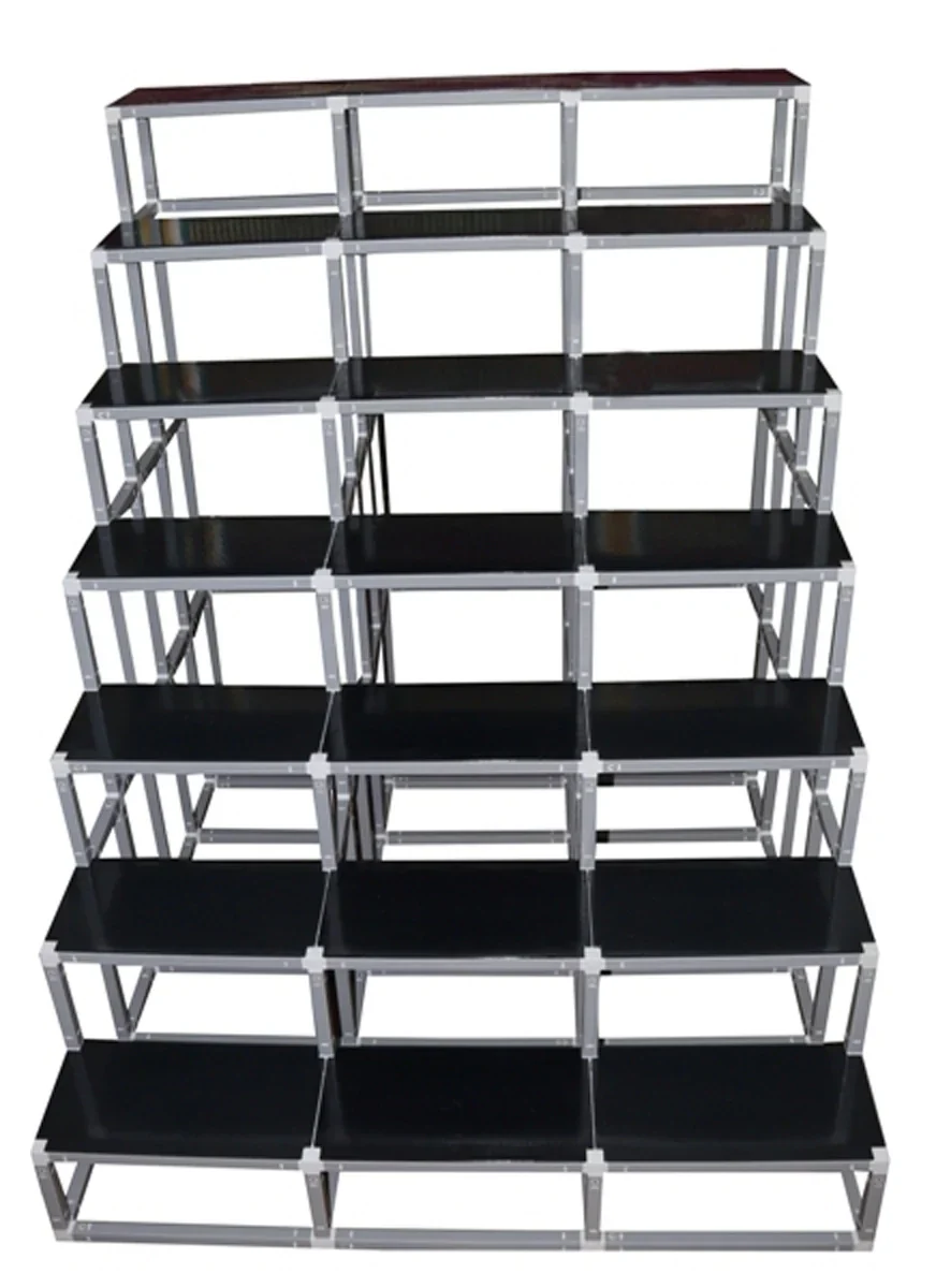 Giri Plastic Golu Padi - 7T | 7 Triple Golu Stand/ Multi Purpose Navratri Golu Rack/ 63 x 52 x 57 Inches - Image 2