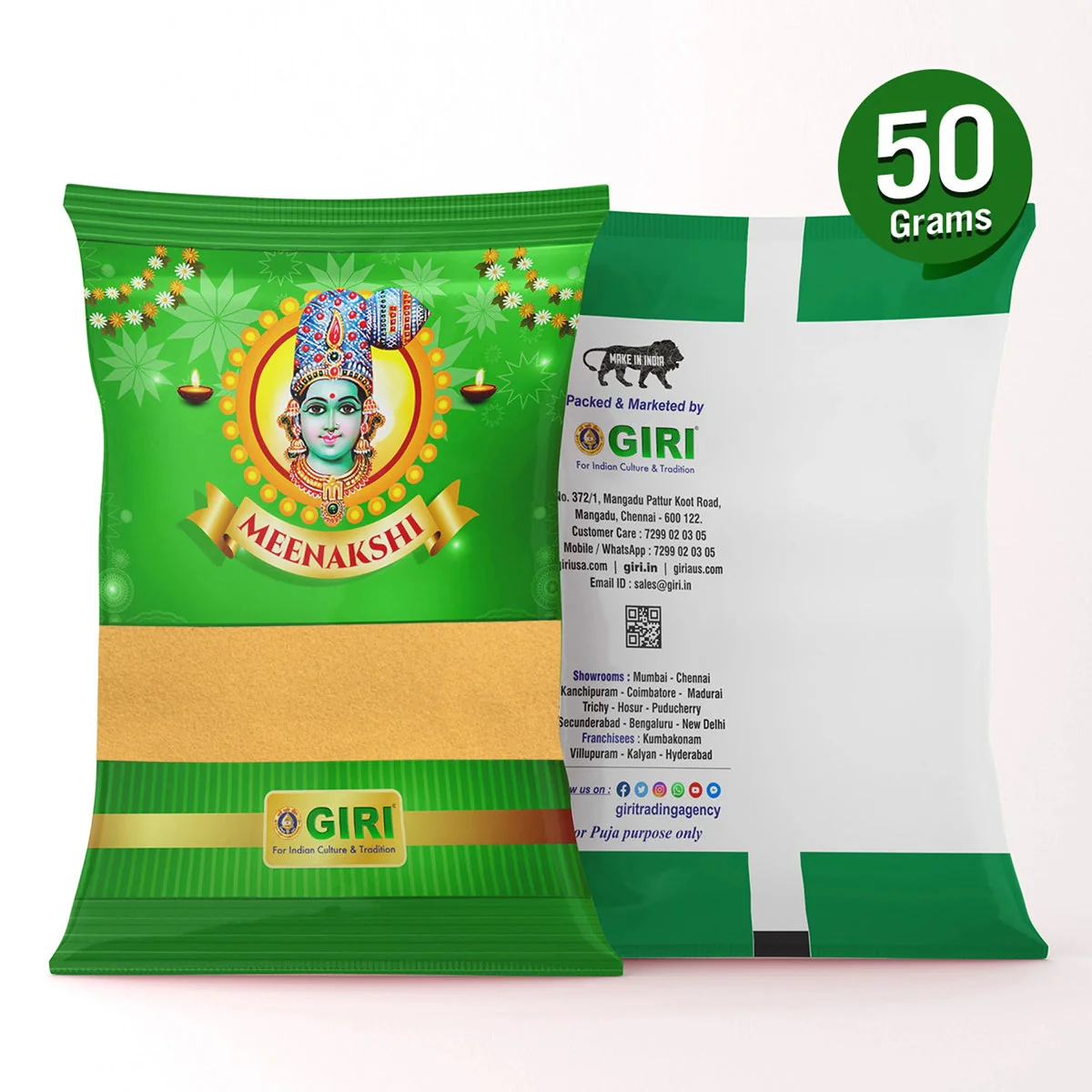 Giri Pooja Powder - 50 Gms | Chandan Powder/ Sandalwood Powder for Abhishekam - Image 4