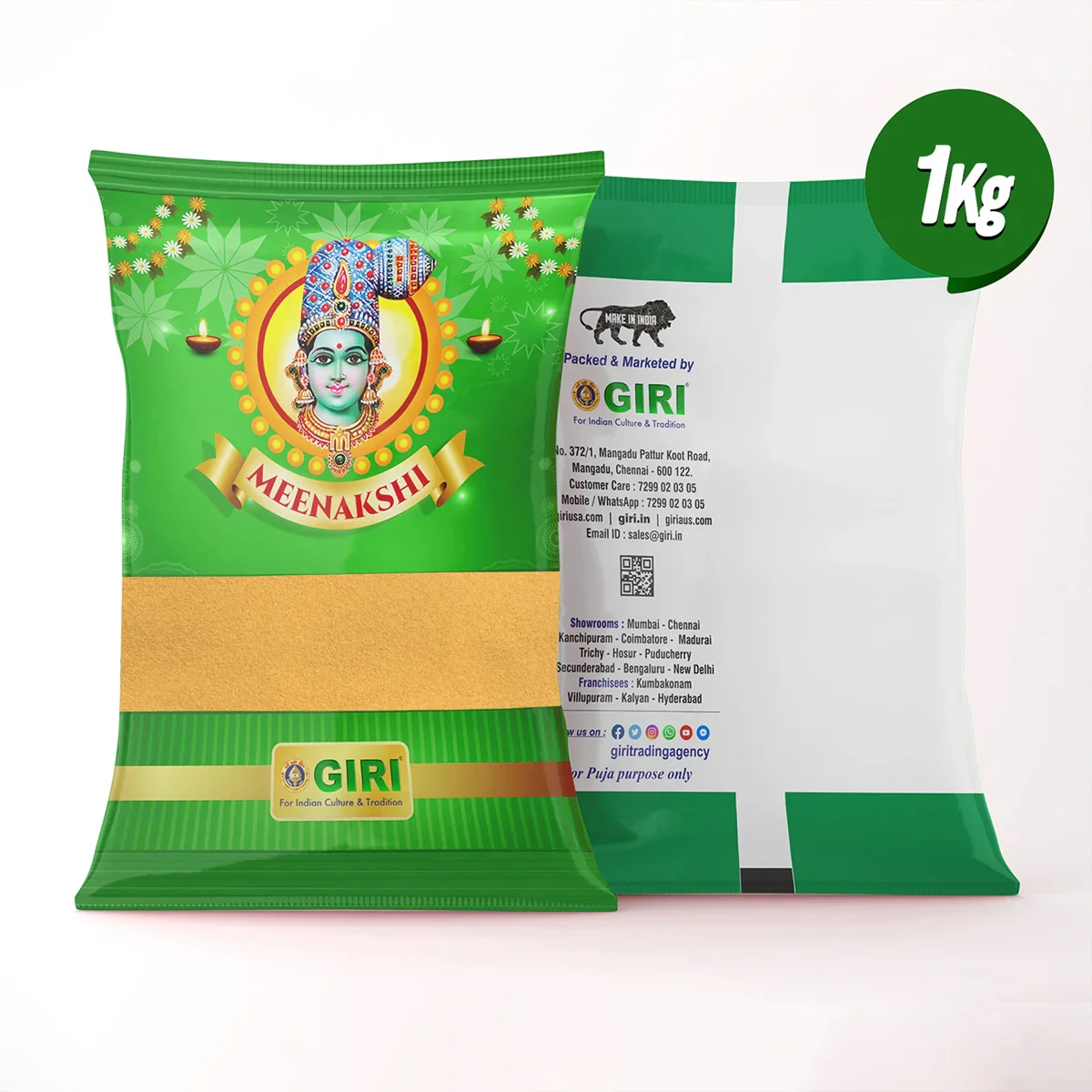 Giri Pooja Powder | Chandan Tika/ Sandalwood Powder for Abhishekam - Image 3