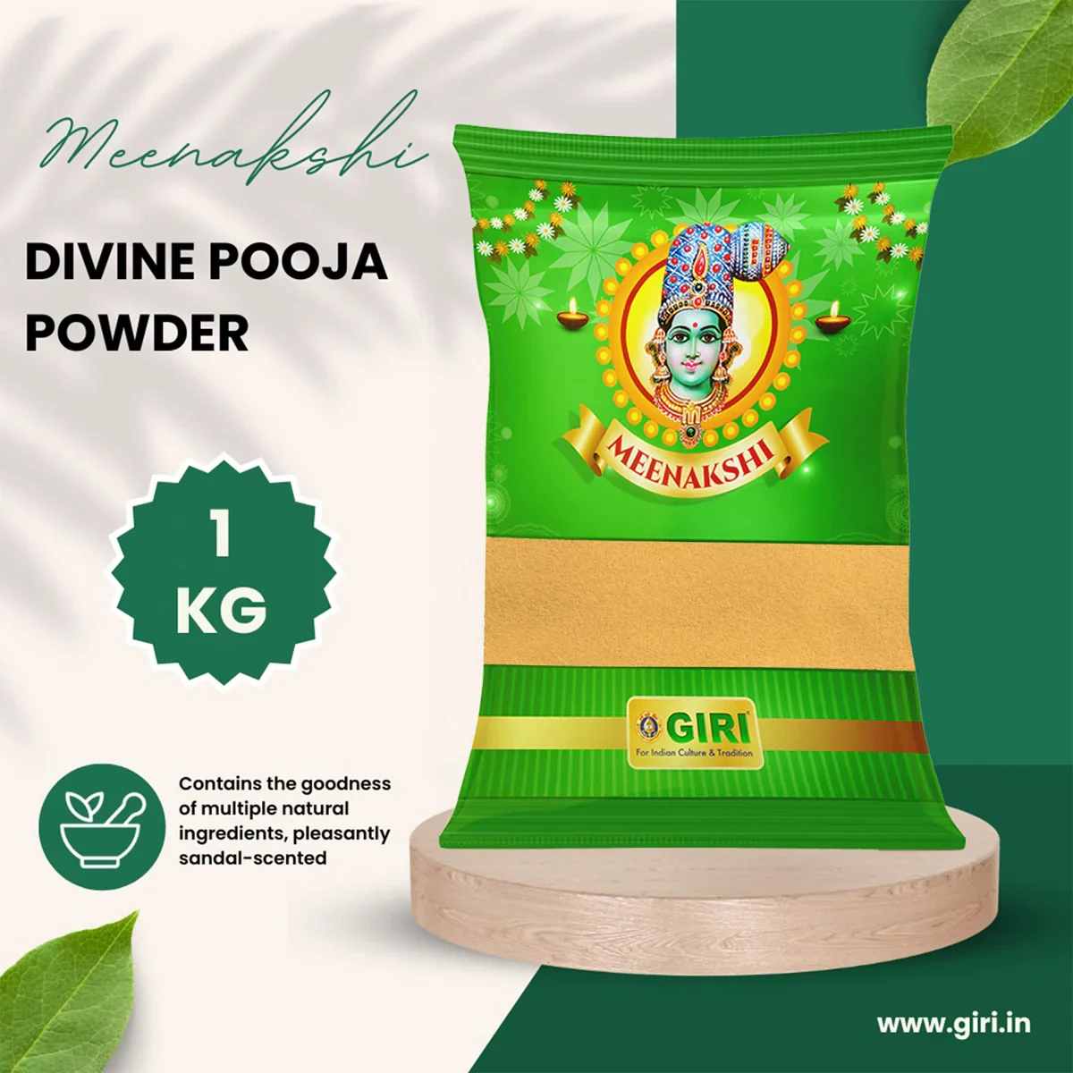 Giri Pooja Powder | Chandan Tika/ Sandalwood Powder for Abhishekam - Image 4