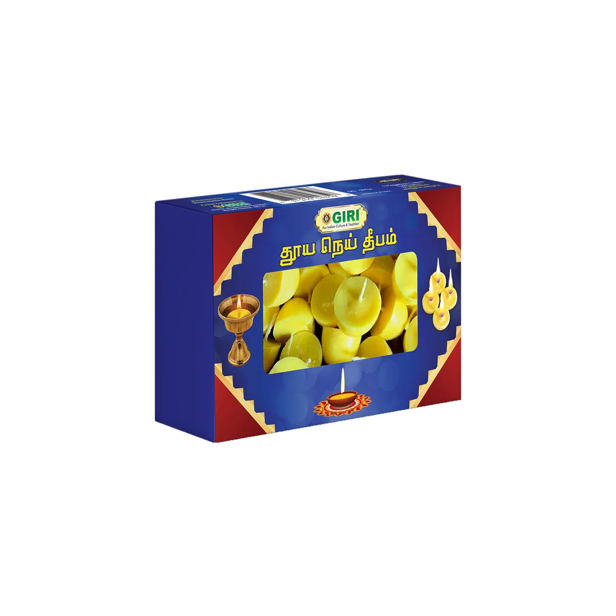 Giri Pure Ghee Diya | Ghee Wicks/ Diya Batti/ Jyot Batti/ Ghee Cotton Wicks for Pooja - Image 3