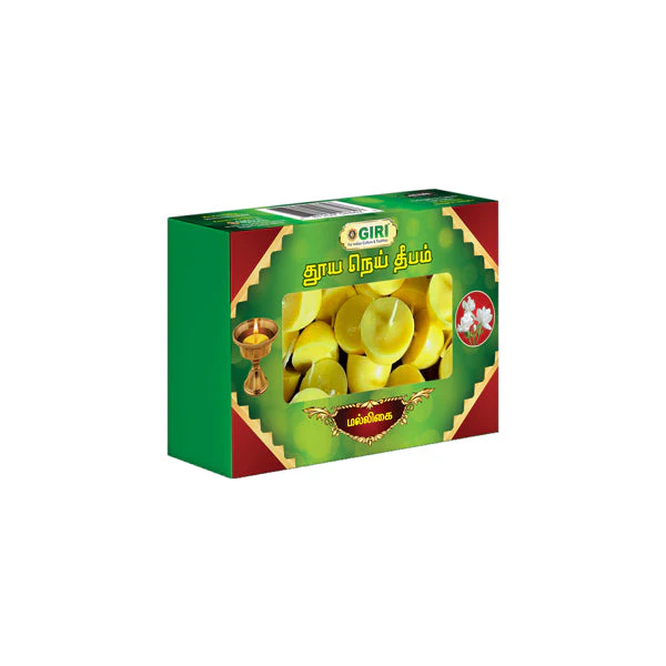 Giri Pure Jasmine Ghee Diya | Ghee Wicks/ Diya Batti/ Jyot Batti/ Ghee Cotton Wicks for Pooja - Image 11