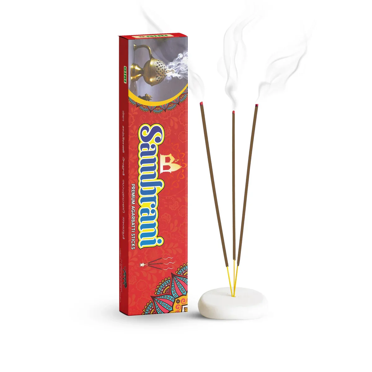 Giri Sambrani Premium Agarbathi - 50 Gms | Agarbatti/ Incense Sticks for Pooja - Image 2