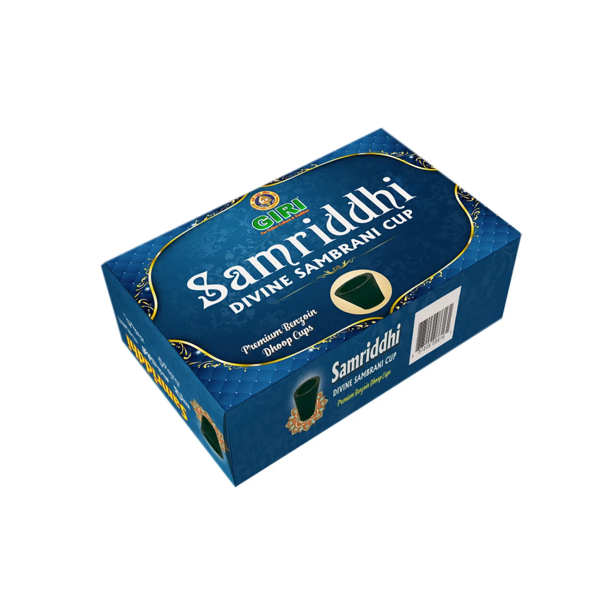Giri Samriddhi Divine Sambrani - 12 Cups | Dhoop Cups/ Loban/ 12 Pcs/ Guggal for Pooja - Image 3