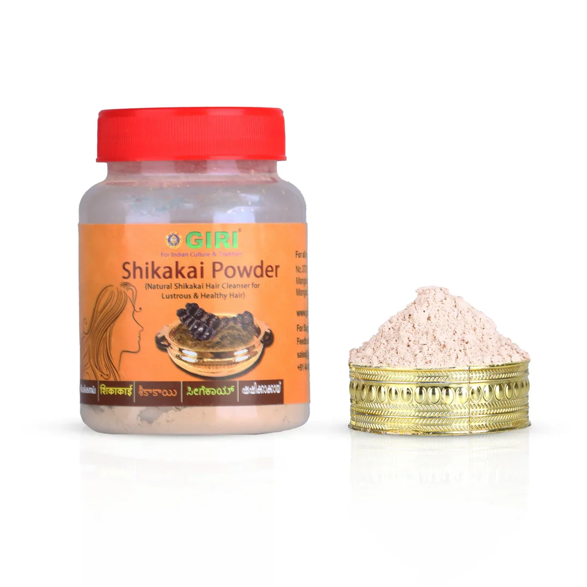 Giri Shikakai Powder - 100 Gms | Sevakai Powder/ Hair Cleanser/ Shikakai for Hair - Image 3