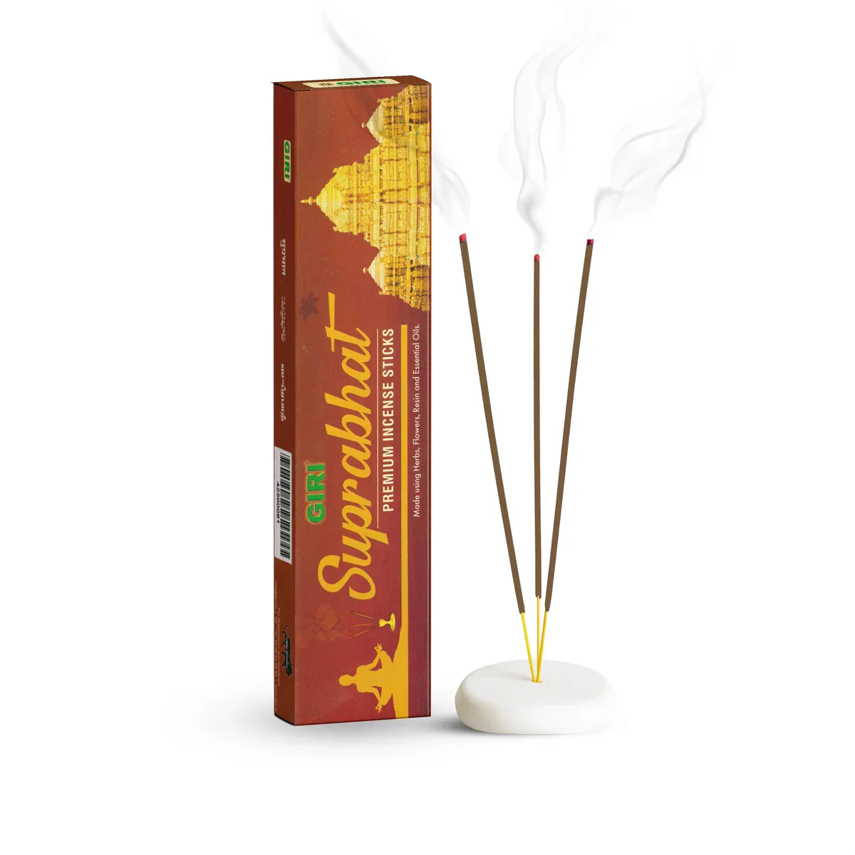 Giri Suprabhat Premium Agarbathi - 50 Gms | Agarbatti/ Incense Sticks for Pooja - Image 2