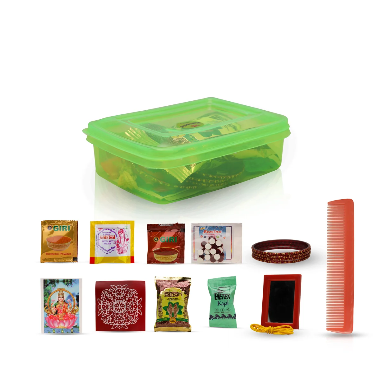 Giri Thamboolam Set | Sumangali Set/ Thambulam Pack/ Return Gift for Navratri - Image 3