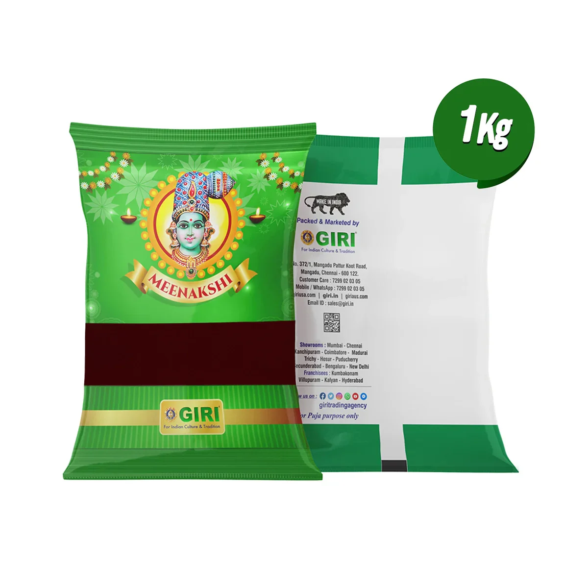 Giri Thazhampoo Kumkum | Sindoor/ Maroon Colour/ Thalampoo Kumkuma for Pooja - Image 3