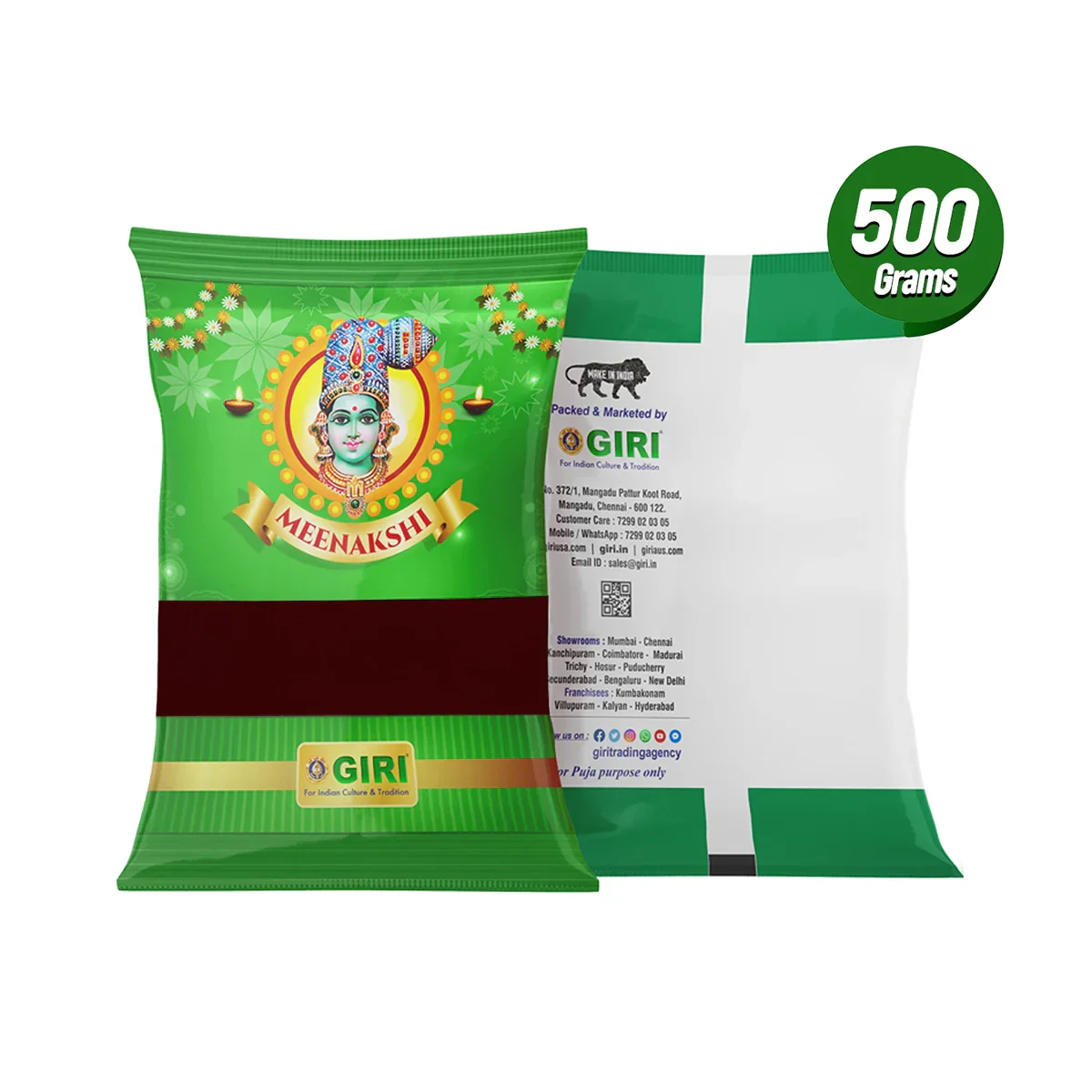 Giri Thazhampoo Kumkum | Sindoor/ Maroon Colour/ Thalampoo Kumkuma for Pooja - Image 3
