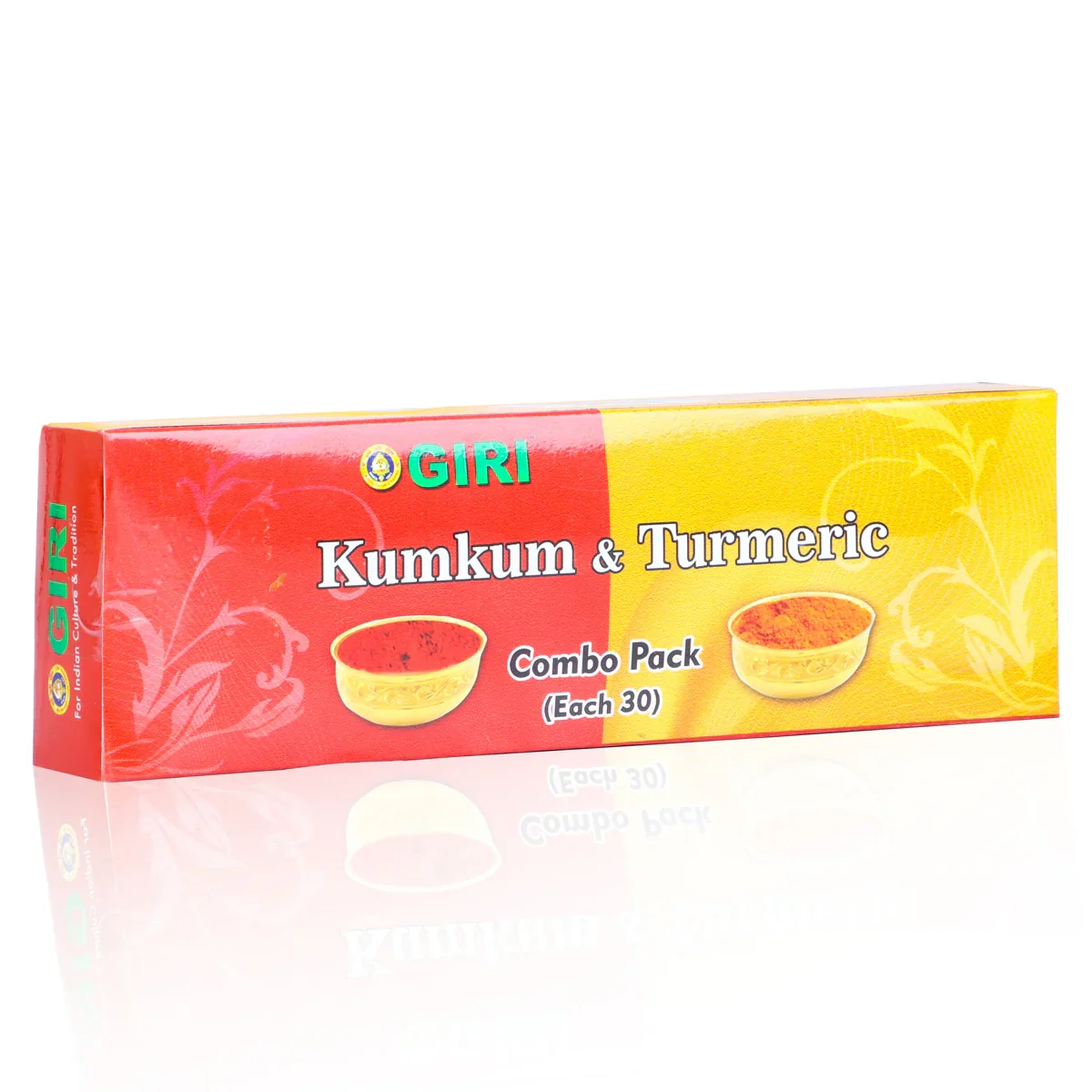 Giri Turmeric Kumkum Set - 30 Pcs | Thamboola Gift/ Haldi/ Kungumam/ Yellow, Red Colour - Image 3