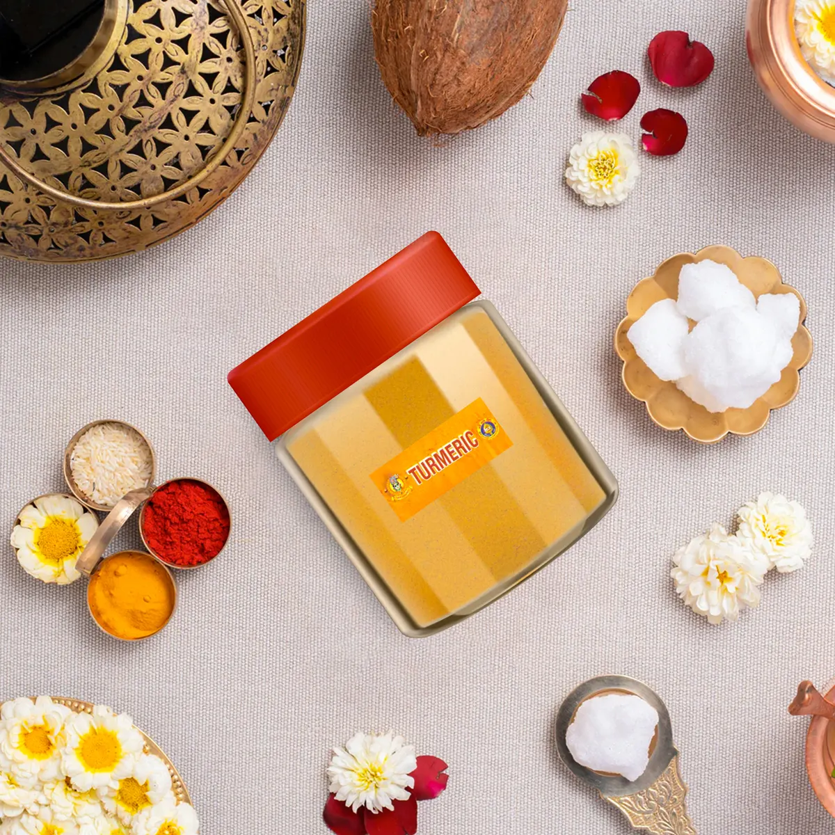 Giri Turmeric Powder | Haldi Powder/ Yellow Colour/ Manjal Thool for Pooja - Image 5