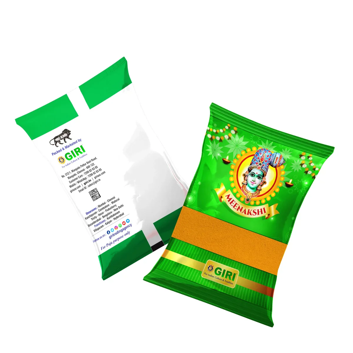 Giri Turmeric Powder | Haldi Powder/ Yellow Colour/ Manjal Thool for Pooja - Image 11