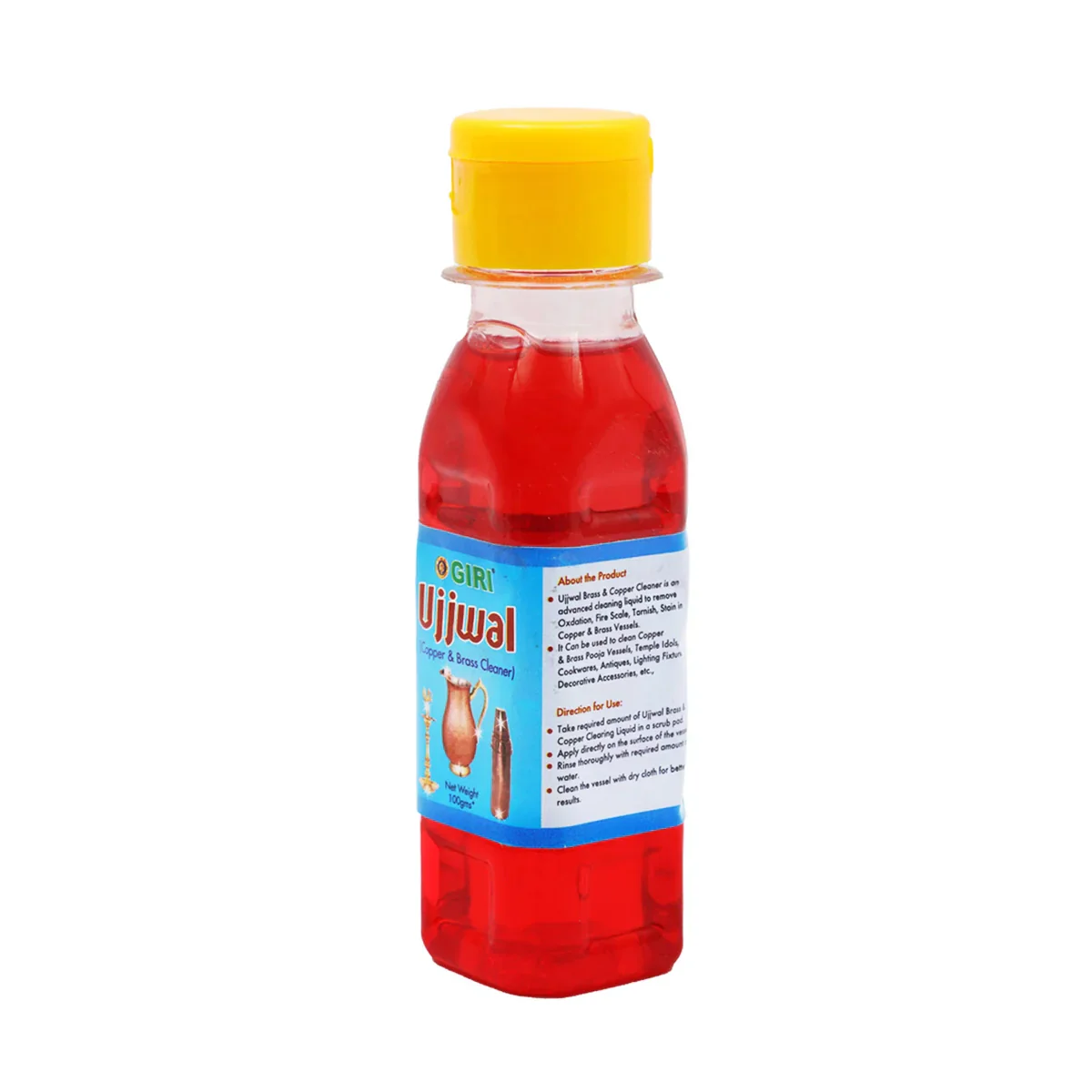 Giri Ujjwal Copper and Brass Cleaner - 100 Gms | Brass Metal Cleaner Polish/ Brasso Metal Polish - Image 3