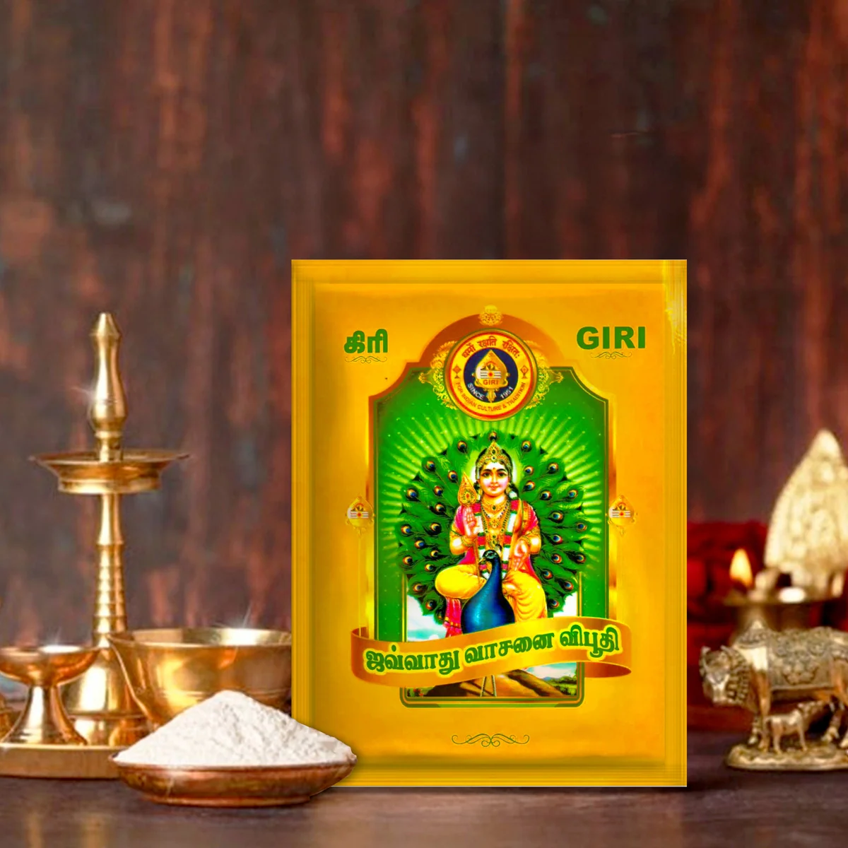 Giri Javadhu Vasanai Vibhuti | Thiruneeru/ Scented Holy Ash/ Viboothi/ Bhasma for Pooja - Image 10