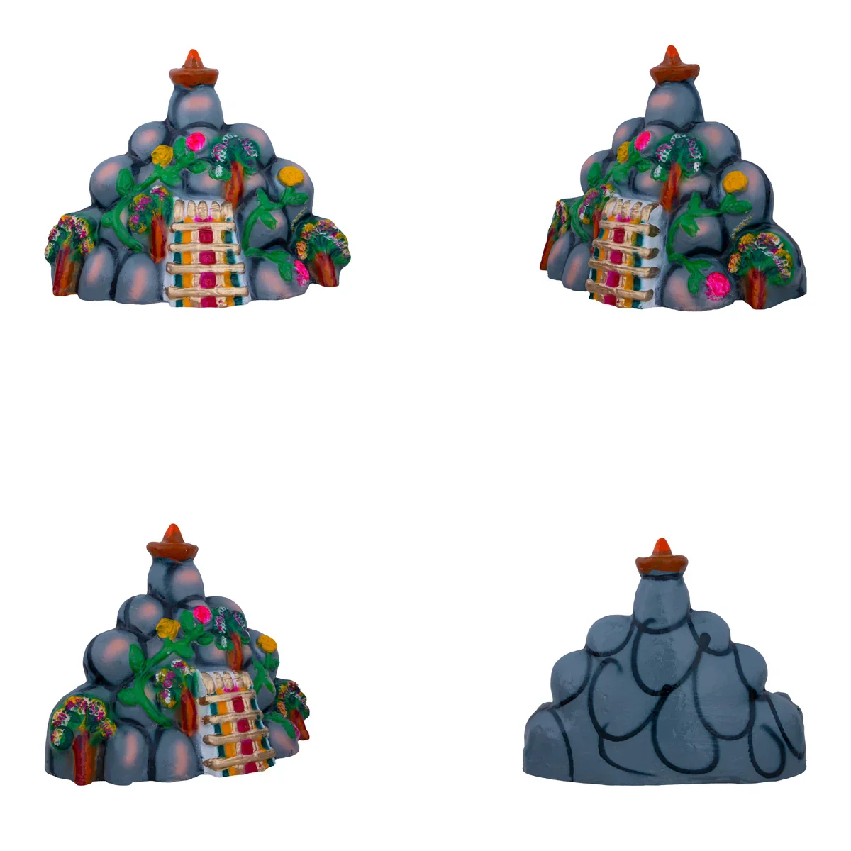 Girivalam Clay Golu Bommai Set - 9 x 11 Inches | Giri Golu Doll/ Navaratri Golu Bomma/Gombe/Bommai - Image 2