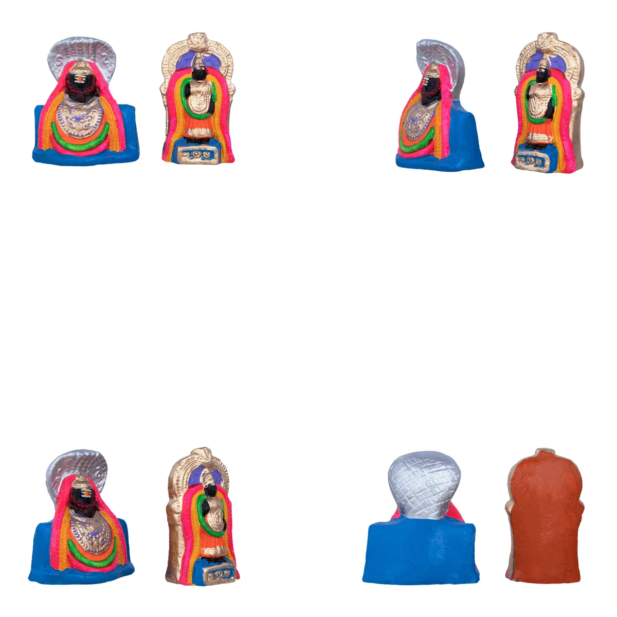 Girivalam Clay Golu Bommai Set - 9 x 11 Inches | Giri Golu Doll/ Navaratri Golu Bomma/Gombe/Bommai - Image 6