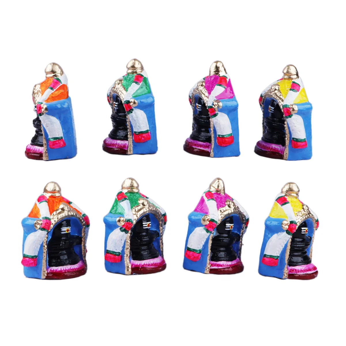 Girivalam Paper Mache Golu Bommai Set - 9 x 16 Inches | Giri Golu Doll/ Navaratri Golu Bomma/Gombe/Bommai - Image 3