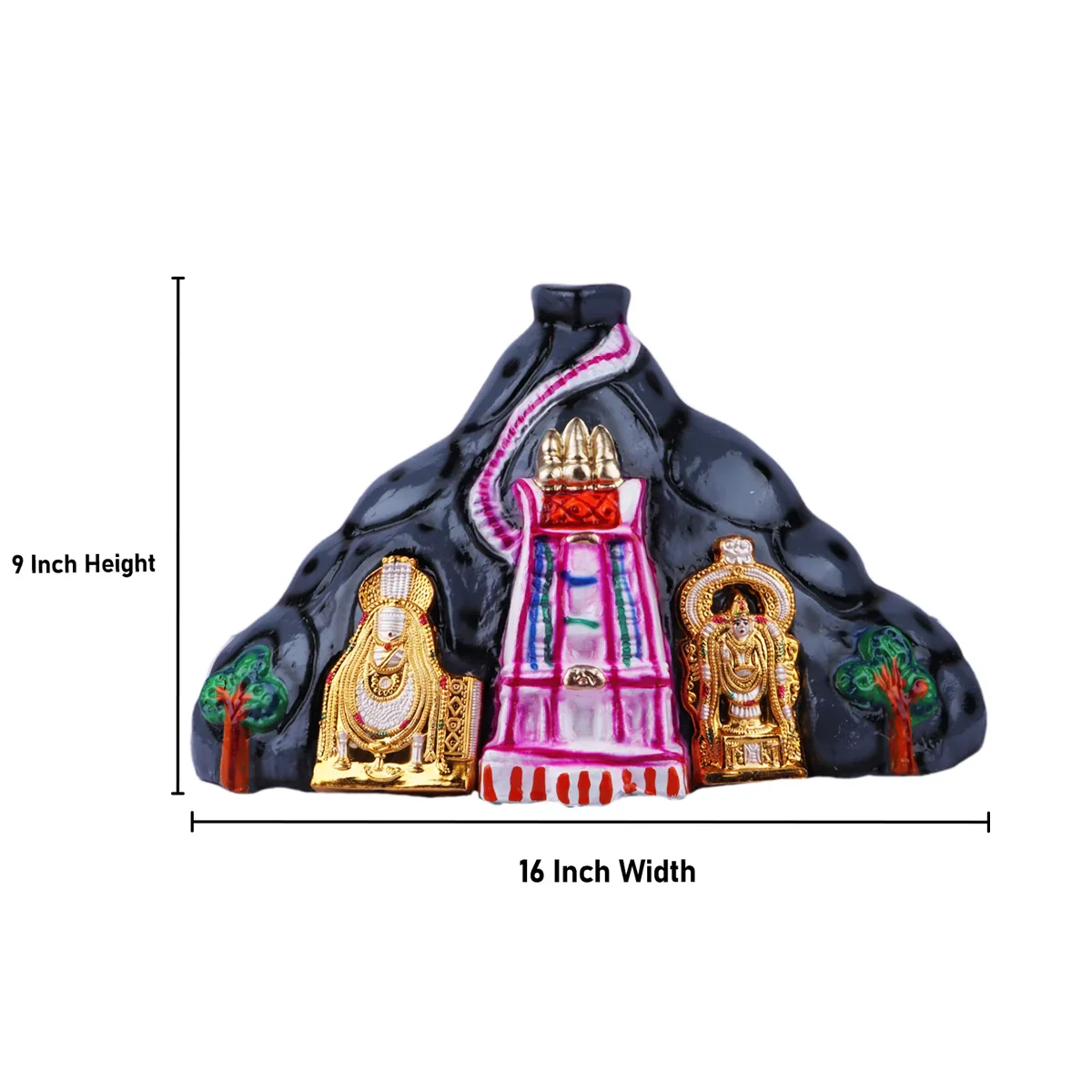 Girivalam Paper Mache Golu Bommai Set - 9 x 16 Inches | Giri Golu Doll/ Navaratri Golu Bomma/Gombe/Bommai - Image 9