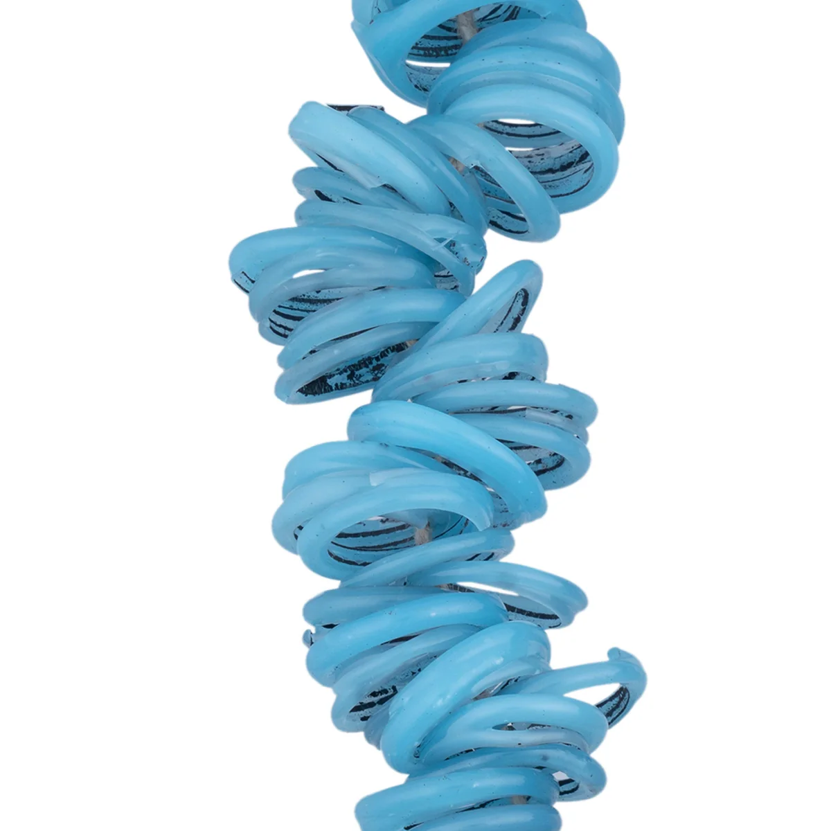 Glass Bangle Garland - 5 Inches | Blue Colour Valayal Malai/ Chittigajulu/ Small Size Bangle Hara for Deity - Image 3