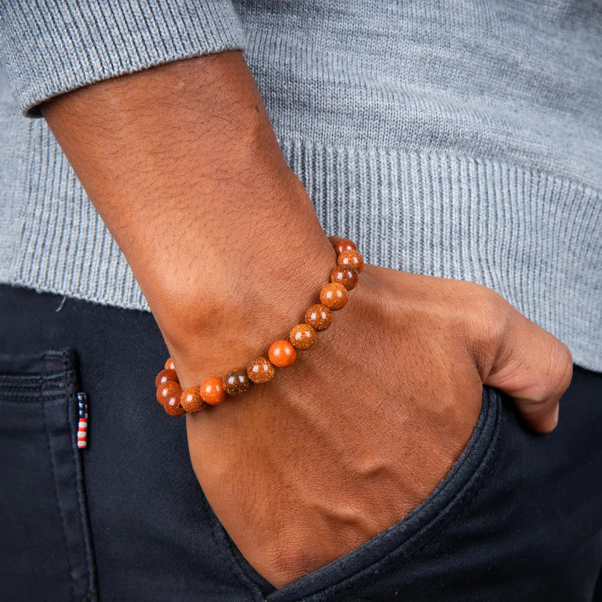 Golden Sunstone Bracelet - 2.5 Inches | Gemstone Bracelet/ Crystal Jewellery For Confidence & Positive Energy - Image 3