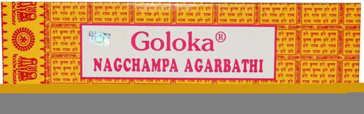 Goloka Seva Nagchampa Agarbathi - 100 Gms | Agarbatti/ Incense Sticks for Pooja