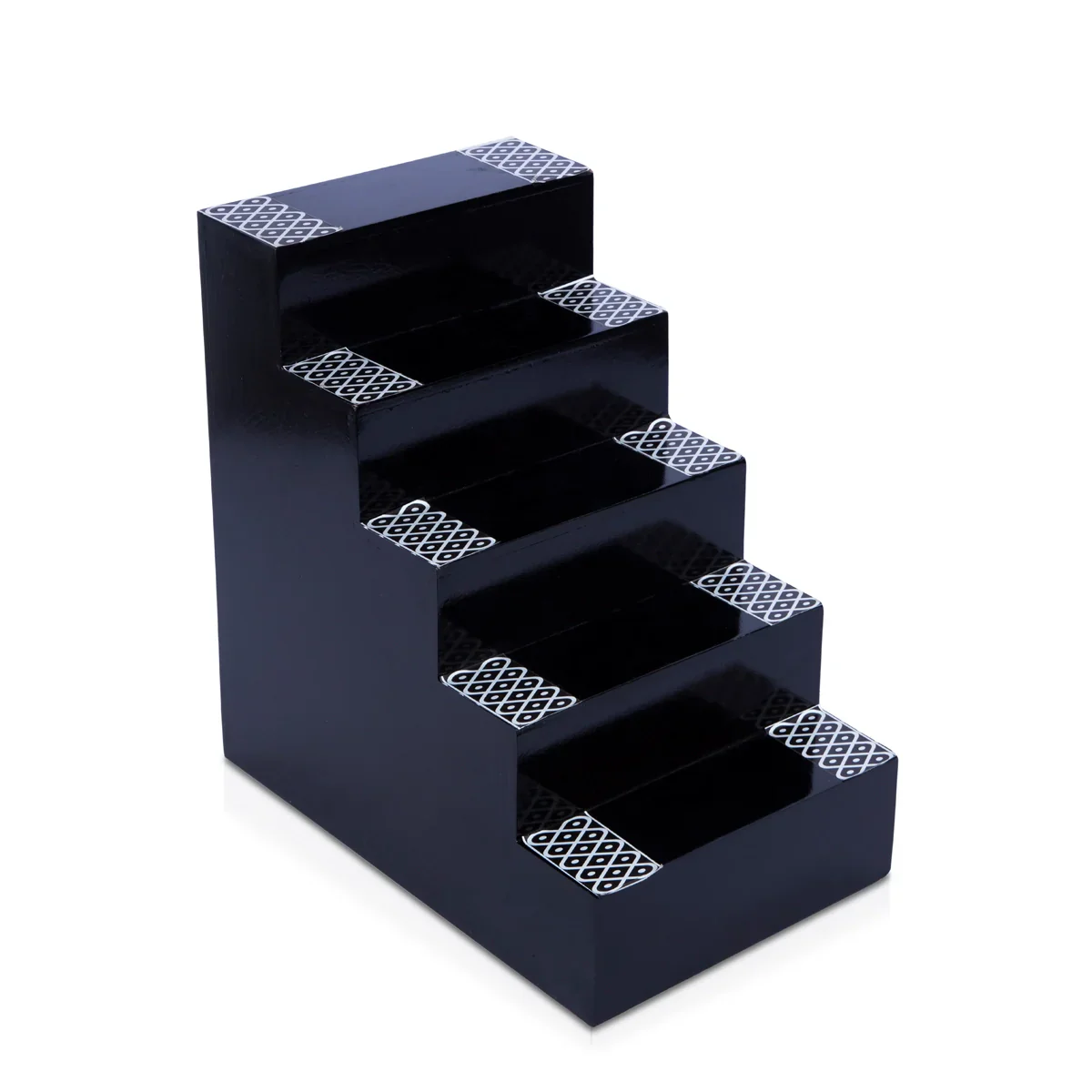 Golu Stand - 11 x 8 Inches | Wooden Golu Padi 5 Steps/ Golu Stand 5 Steps for Pooja - Image 2