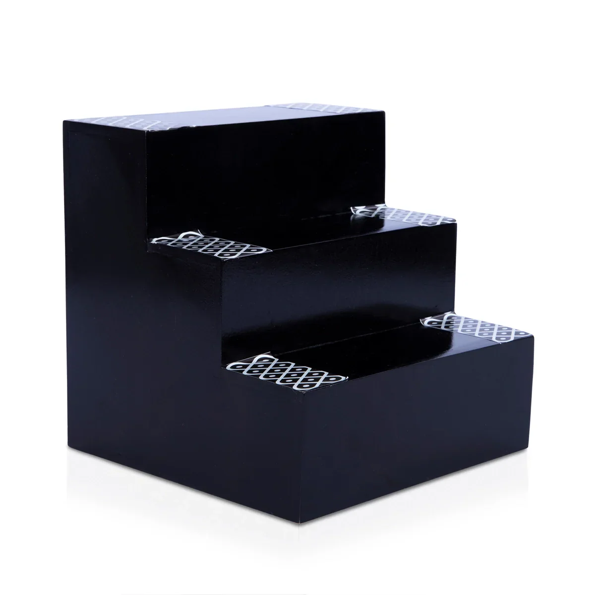 Golu Stand - 7 x 8 Inches | Wooden Golu Padi 3 Steps/ Golu Stand 3 Steps for Pooja - Image 3