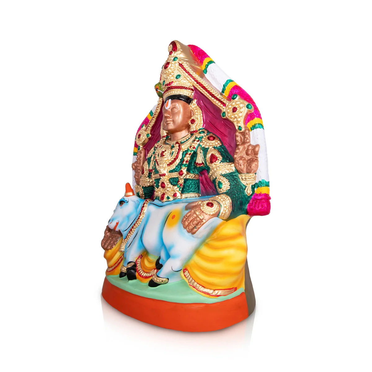 Gomatha Ratnangi Perumal Paper Mache Golu Bommai- 22 X 16 Inches | Giri Golu Doll/Navratri Gombe/Navratri Decor - Image 4