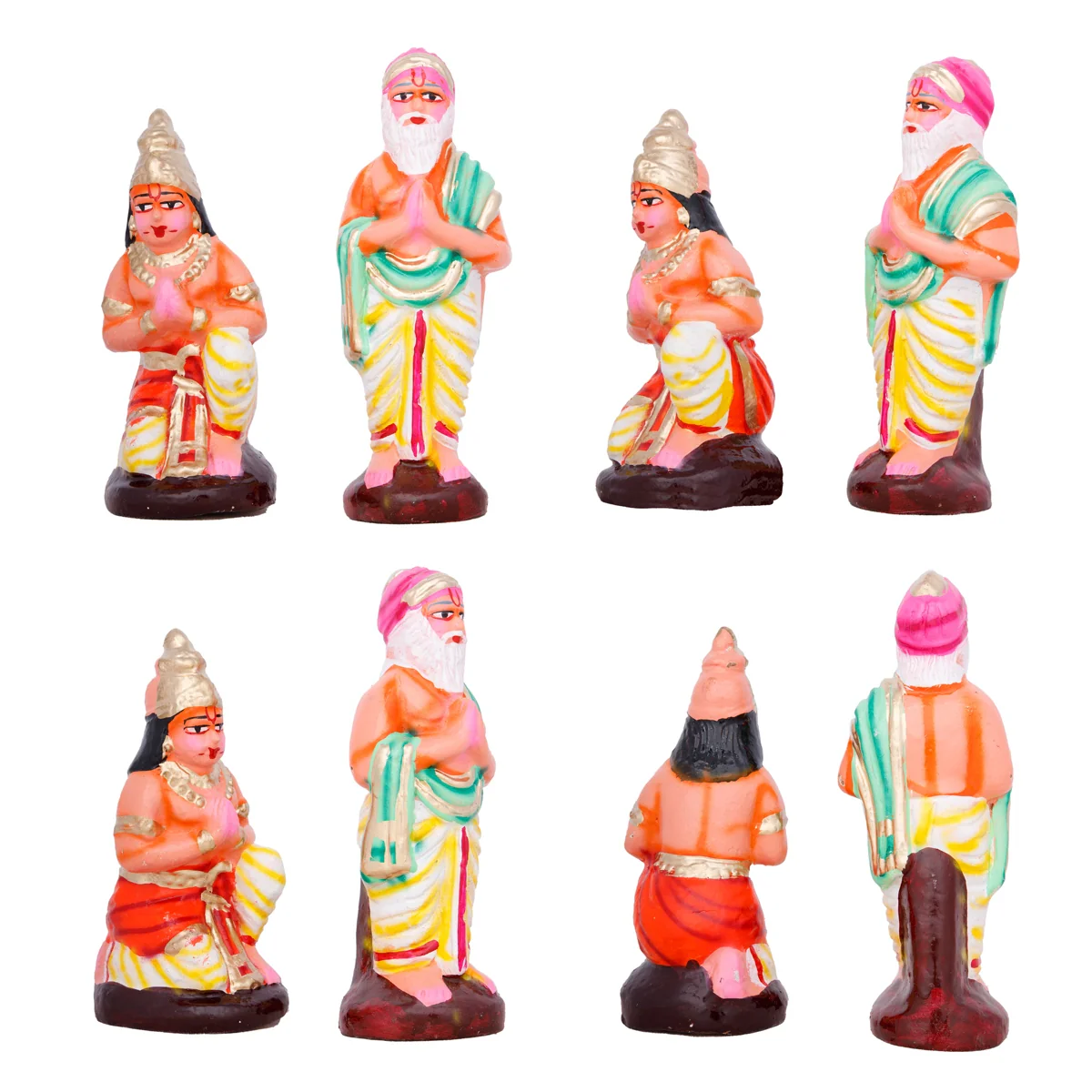 Govardhana Giri Clay Golu Bommai Set - 11 x 9 Inches | Giri Golu Doll/ Navaratri Golu Bomma/Gombe/Bommai - Image 2