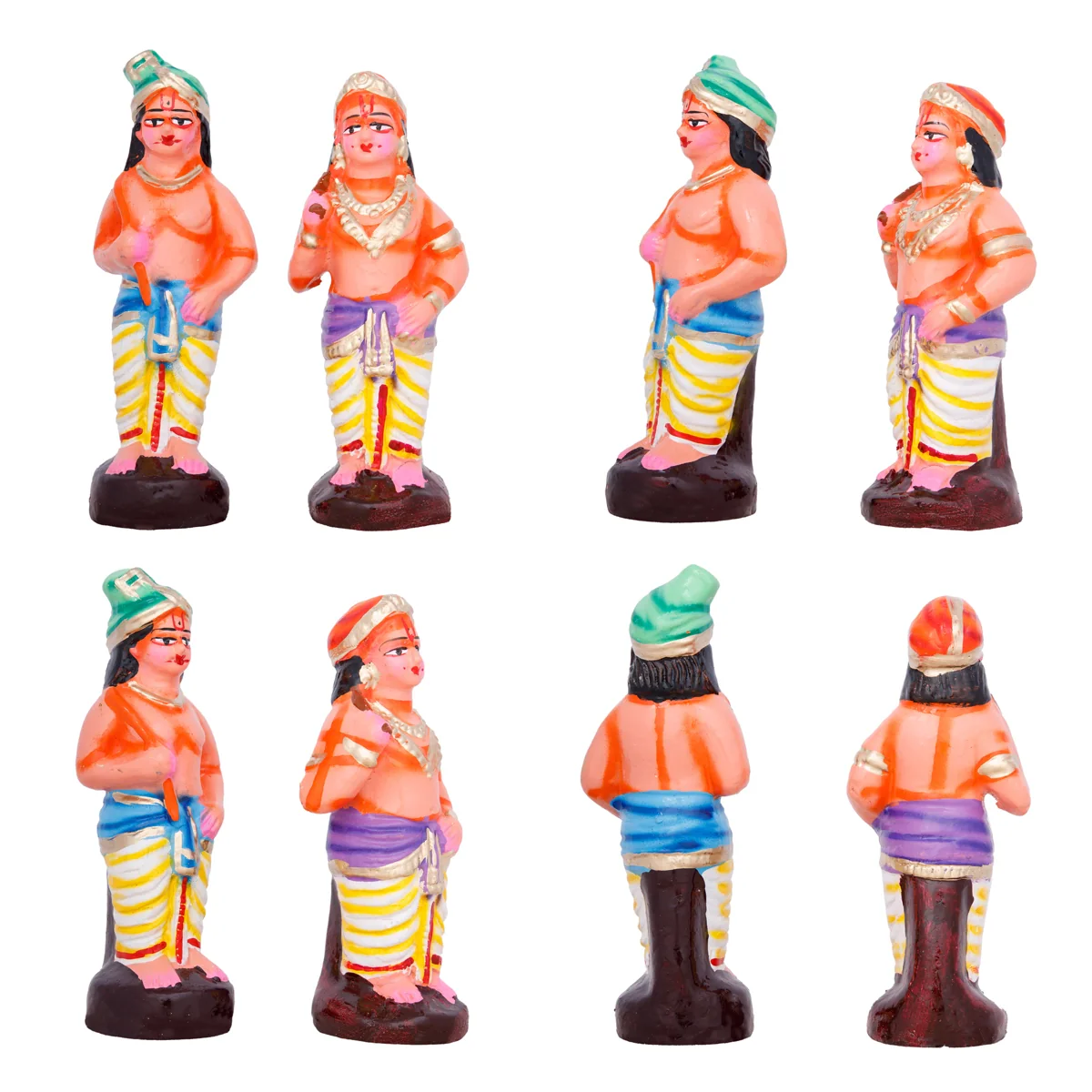 Govardhana Giri Clay Golu Bommai Set - 11 x 9 Inches | Giri Golu Doll/ Navaratri Golu Bomma/Gombe/Bommai - Image 3