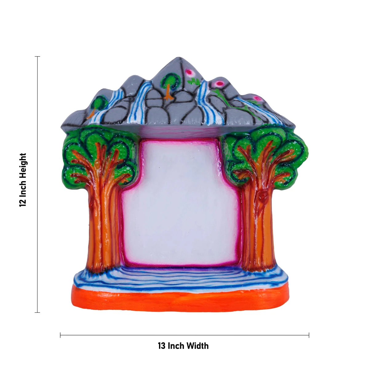 Govardhana Giri Krishna Paper Mache Golu Bommai Set - 12 X 13 Inches | Navaratri Gombe/ Giri Golu Doll - Image 12
