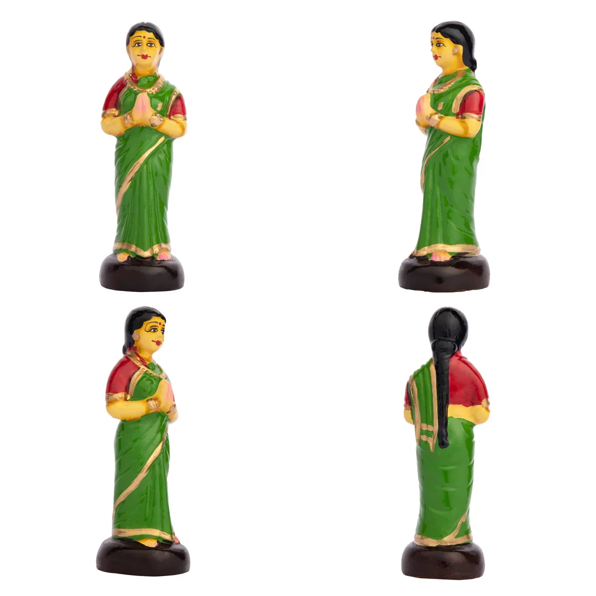 Govardhana Giri Paper Mache Golu Bommai Set - 18 Inches | Giri Golu Doll/ Navaratri Golu Bomma/Gombe/Bommai - Image 4