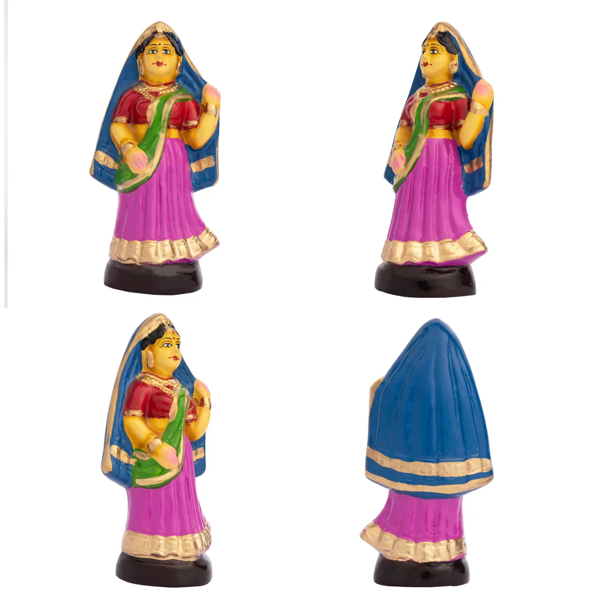 Govardhana Giri Paper Mache Golu Bommai Set - 18 Inches | Giri Golu Doll/ Navaratri Golu Bomma/Gombe/Bommai - Image 6