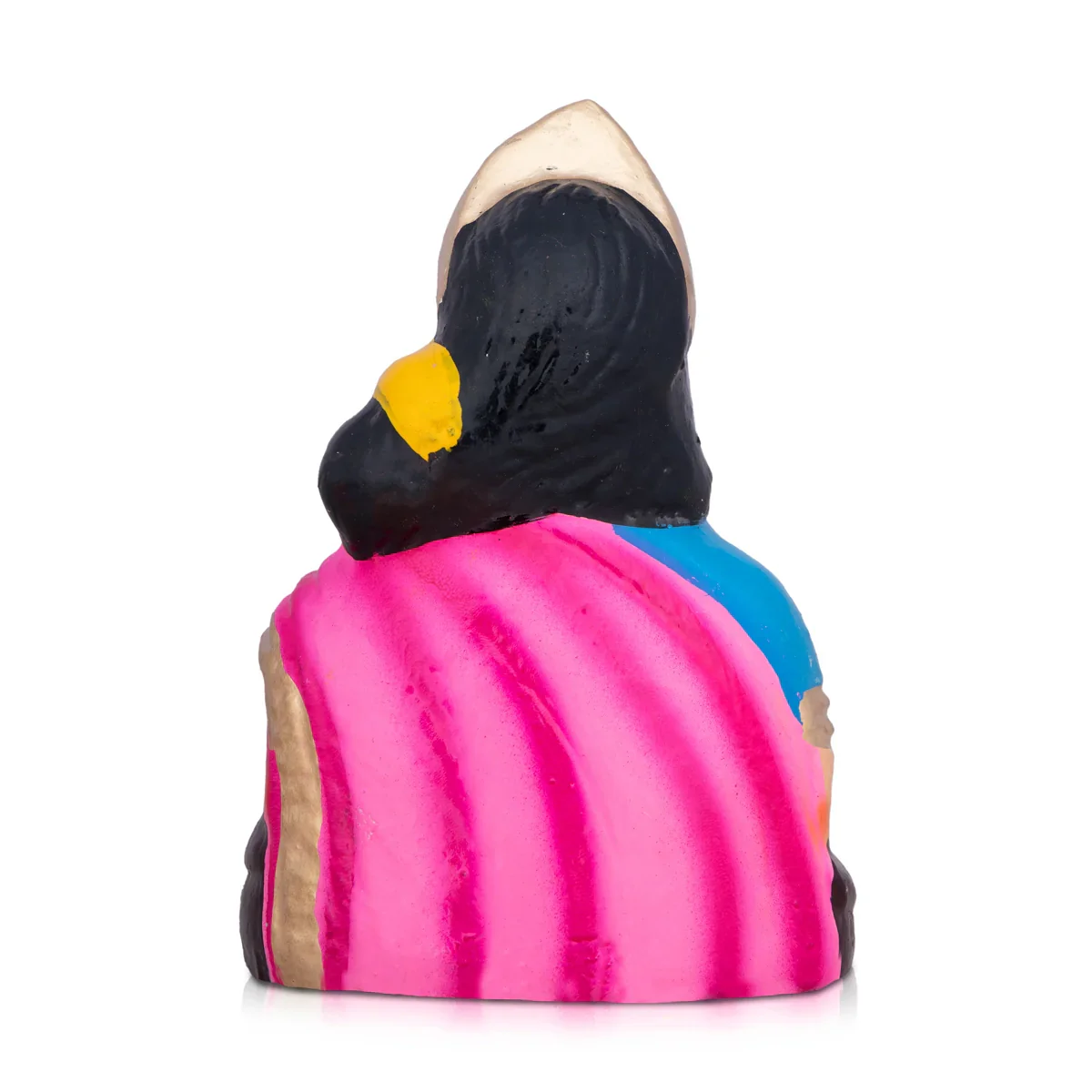 Gowri Face Clay Golu Bommai - 5 x 3.5 Inches | Giri Golu Doll/ Navaratri Golu Bomma/Gombe/Bommai - Image 4