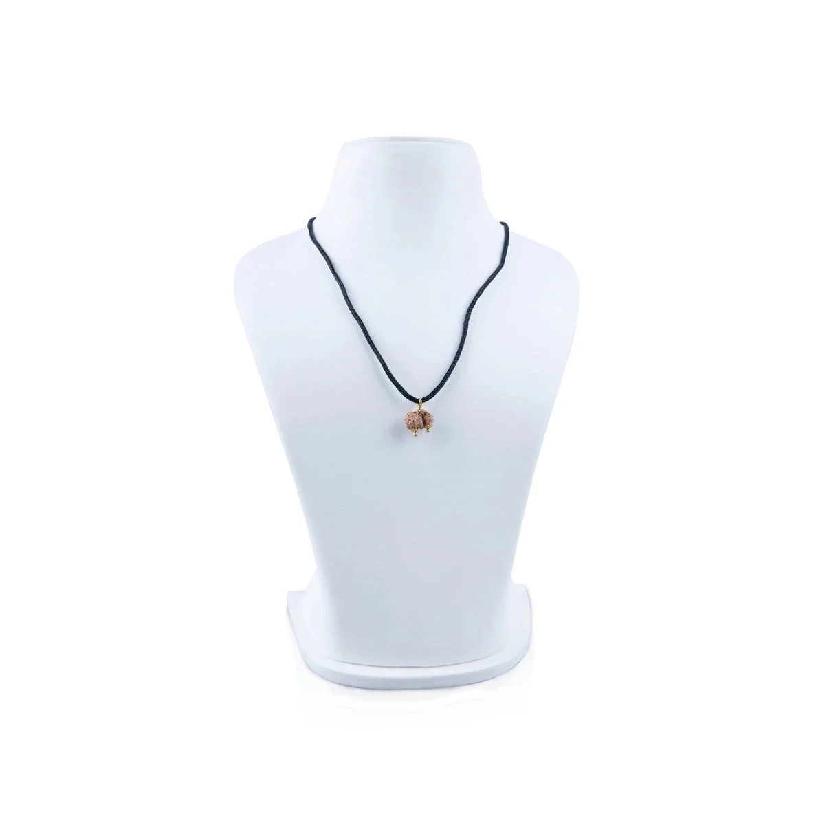 Gowri Shankar Rudraksha Pendant - 7 x 5 Inches | Java Rudraksh Locket/ Gold Cup Rudraksha Pendant for Men & Women