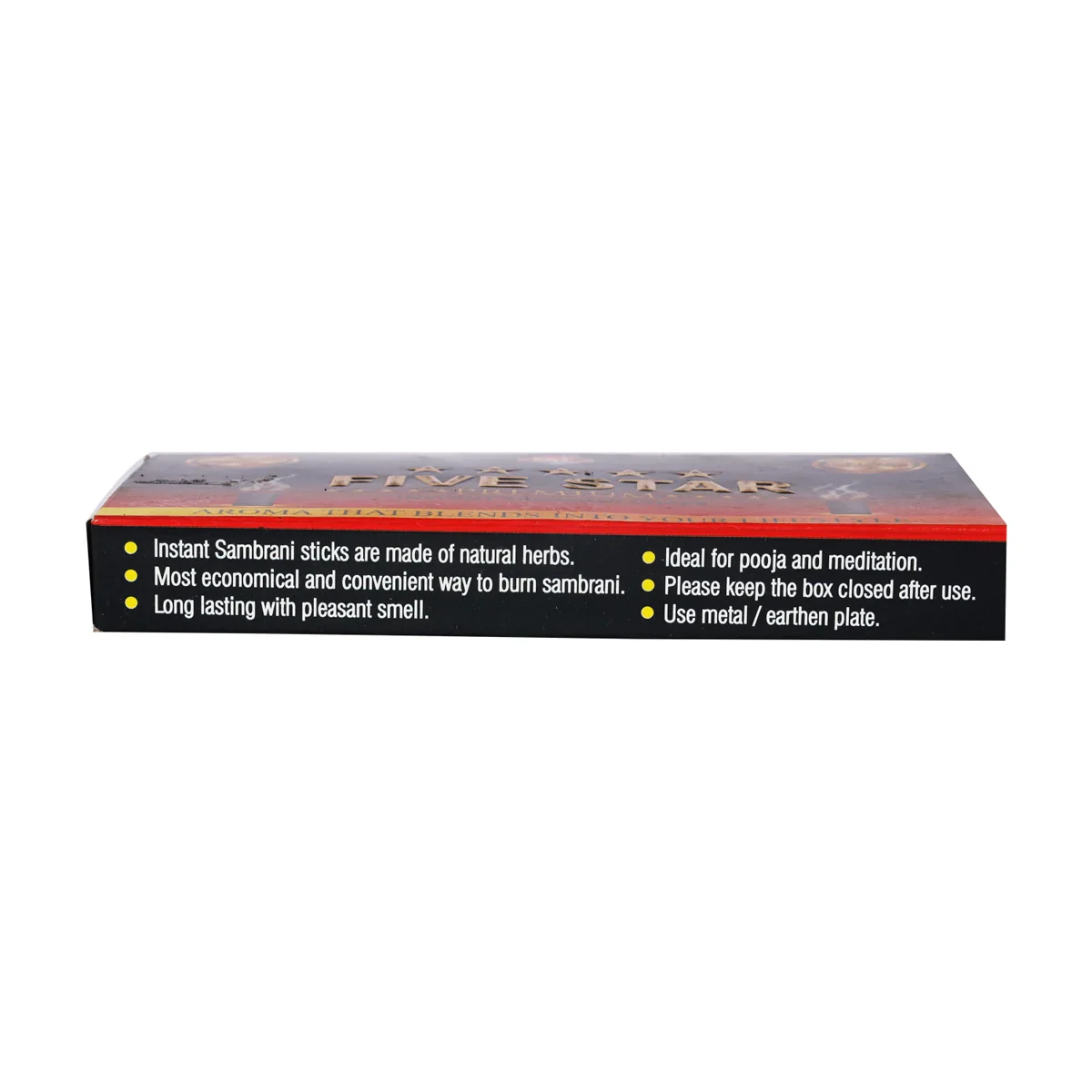 GT Five Star Premium Instant Sambrani - 20 Pcs | Loban/ Guggal/ Dhoop Sticks for Pooja - Image 4